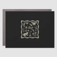 Cottagecore Aesthetic Frog And Mushroom Goblincore Car Magnet