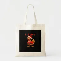F-Caw-F Funny Chicken Christmas Essential Tote Bag