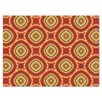 Vibrant Oriental Mosaic Geometric Pattern Tissue Paper