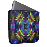 Fractal Mandala Magic Art Notebook Laptop Sleeve