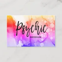 *~* Psychic Medium Spirit Communication Watercolor Business Card