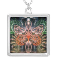 Fractal Lady Butterfly Necklace