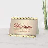 Christmas Fairy Lights Business Greeting Card