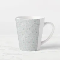 Seamless Seashell Pattern Latte Mug