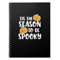 Kawaii Pumpkin Tis The Season Spooky Notebook