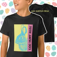 Vintage Retro Official Egg Hunter Crew Easter T-Shirt