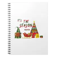 Its The Season Again Christmas Gnome Notebook