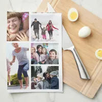 Create Your Own Photo Collage 15 Pictures White  Kitchen Towel