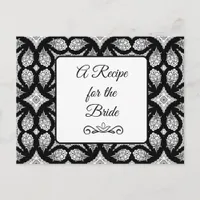 A Recipe For the Bride Wedding Recipe Card