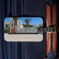 I love Hurghada Egypt Vacation Souvenir Photo Luggage Tag