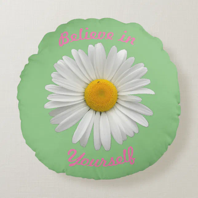 Daisy Round Pillow