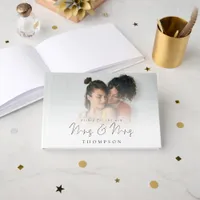 Photo Script Mrs Mrs Lesbian Wedding Guest Book