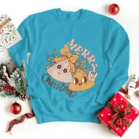 Merry Christmas Sweatshirt Winter Holiday Season