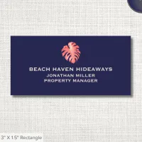 Tropical Themed Hospitality Name Tag