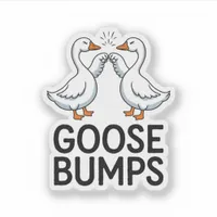 Goosebumps  Funny Bird Friends Vinyl Sticker