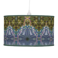 Chakra Yoga Energy Earthy Green Lamp shade