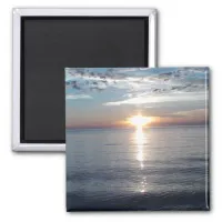 Sunset Image on Refrigerator Magnet