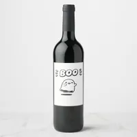 Little Boo Minimal Style Wine Label