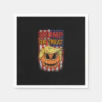Trumpkin Or Treat Funny Halloween Trumpkin Napkins