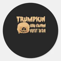 Trumpkin Make Halloween Great Again Classic – Skel Classic Round Sticker