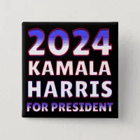 Kamala Harris for President 2024 Presidential  Button