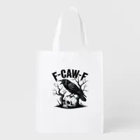 F-Caw-F Essential Minimal Clean Grocery Bag