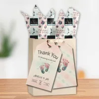"Guess Who" Gender Reveal Ultrasound Baby Shower Gift Tags