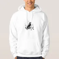 Crow, F-Caw-F Funny Bird Funny Trendy Hoodie