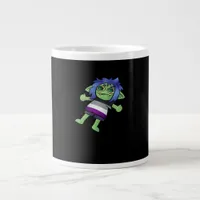 Goblincore Asexual Pride Goblin Classic Giant Coffee Mug