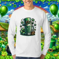 Green Beer and Leprechaun Hat T-Shirt