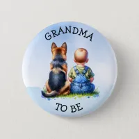 Grandma to be | Baby Shower Button