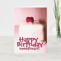 Happy Birthday Sweetheart Card