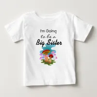 I'm going to be a Big Sister Announcement Dress Baby T-Shirt