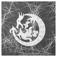 Dragon Blowing Fire  Gallery Wrap