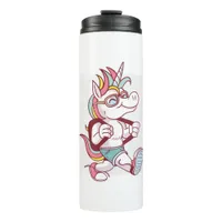 Unicorn Goes To School Thermal Tumbler