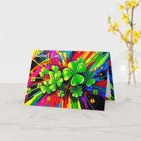 [Shamrock Splash] Rainbow Splatter All Occasion Card