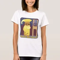 Wafer Art Thou Fun Cookie Pun Cartoon T-Shirt