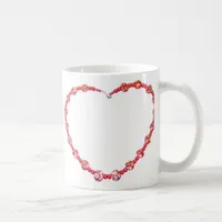 Mug - Beaded Red Heart