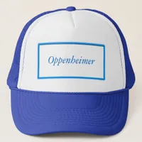 Hat - Framed Last Name