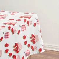 Strawberry Kitchen Summer Country Farmhouse Tablecloth