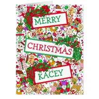 Hidden Pictures Search Children's Large Christmas Card