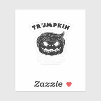 Halloween Trumpkin  Funny Halloween Costume Sticker