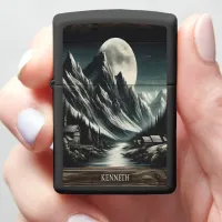 Moonlight On The Mountain Zippo Lighter