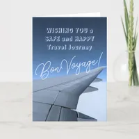 Bon Voyage! Wishing You Happy & Safe Travels  Card