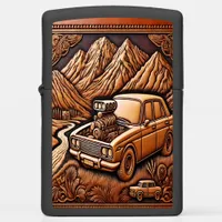 Dreamy Drive with 1980s Muscle Car Zippo Lighter