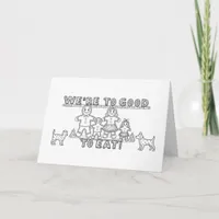 Christmas gingerbread sarcasm card 