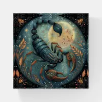 Scorpio Zodiac Astrology Sign Mystical Birthday Paperweight