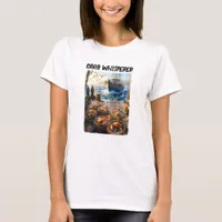 Twilight Harvest Fishermen Collecting Crabs T-Shirt