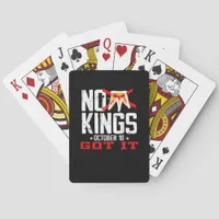 No Kings It Classic Minimal Design Poker Cards