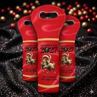 Stunning Chinese Year of the Fire Horse 2026 Wine Bag